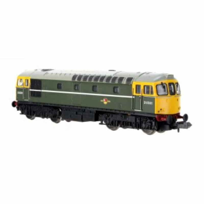 Dapol N Gauge Class 33/0 D6561 BR Green Full Yellow Front